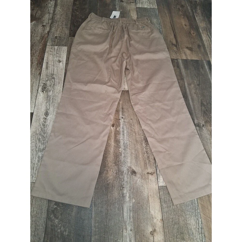 NEW! Men's Pembrook Neutral Khaki Casual Pants XL Business Golf Preppy Casual
